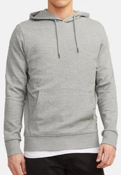 Jack & Jones Hoodie Basic Sweatshirt Hellgrau/Grau