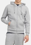 JACK & JONES Sweatjacke JJEBradley Grau/Hellgrau