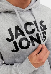 Jack & Jones Hoodie 2er Pack Corp Schwarz/Grau/Dunkelgrau/Hellblau