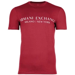 ARMANI EXCHANGE T-Shirt '8NZT72' Rot/Dunkelrot