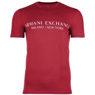 ARMANI EXCHANGE T-Shirt '8NZT72' Rot/Dunkelrot