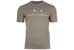 ARMANI EXCHANGE T-Shirt '8NZTCJ' Dunkelgrün/Khaki/Grau