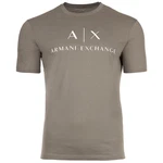 ARMANI EXCHANGE T-Shirt '8NZTCJ' Dunkelgrün/Khaki/Grau