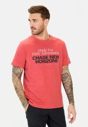 camel active T-Shirt Rot/Dunkelrot/Rosa