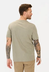 camel active T-Shirt Khaki/Dunkelgrün/Beige