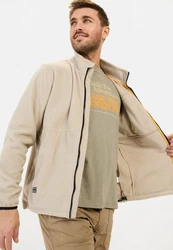 camel active T-Shirt Khaki/Dunkelgrün/Beige