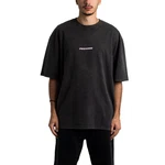 Pegador T-Shirt Colne Logo Oversized Tee Schwarz/Dunkelgrau/Grau/Beige