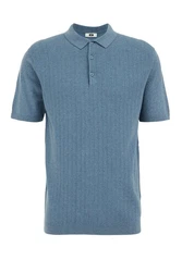 WE Fashion Poloshirt Blau/Hellblau