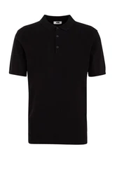 WE Fashion Poloshirt Schwarz