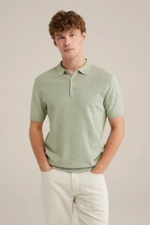 WE Fashion Poloshirt Grün/Hellgrün/Dunkelgrün/Khaki
