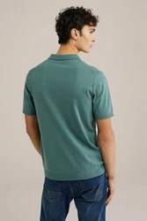 WE Fashion Poloshirt Grün/Türkis/Dunkelgrün