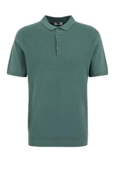 WE Fashion Poloshirt Grün/Türkis/Dunkelgrün