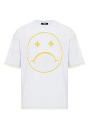 RedBridge T-Shirt Oversized mit Smiley-Print 
