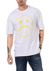 RedBridge T-Shirt Oversized mit Smiley-Print 