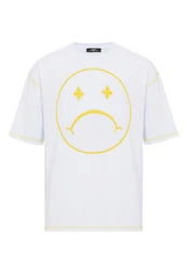 RedBridge T-Shirt Oversized mit Smiley-Print 