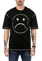 RedBridge T-Shirt Oversized mit Smiley-Print 
