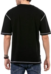 RedBridge T-Shirt Oversized mit Smiley-Print 