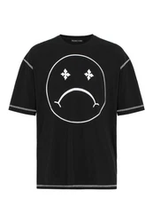 RedBridge T-Shirt Oversized mit Smiley-Print 