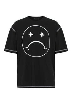 RedBridge T-Shirt Oversized mit Smiley-Print 