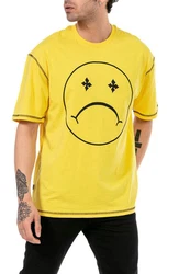 RedBridge T-Shirt Oversized mit Smiley-Print 