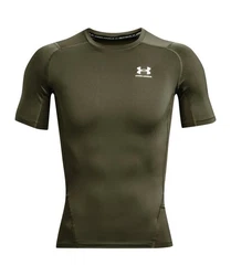 Under Armour Kurzarmshirt UA HG Armour Comp SS oliv/weiß