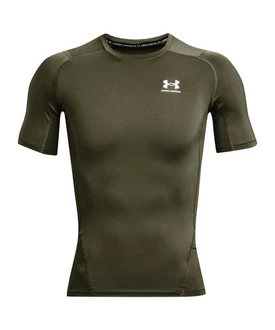 Under Armour Kurzarmshirt UA HG Armour Comp SS oliv/weiß