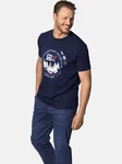 Jan Vanderstorm T-Shirt TERNO Dunkelblau