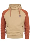 Indicode Kapuzenpullover INRowland Braun/Orange/Beige