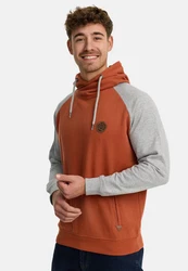 Indicode Kapuzenpullover INRowland Orange