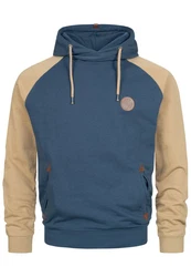 Indicode Kapuzenpullover INRowland Hellblau/Blau/Dunkelblau/Grau