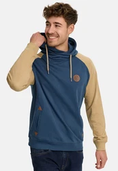 Indicode Kapuzenpullover INRowland Hellblau/Blau/Dunkelblau/Grau