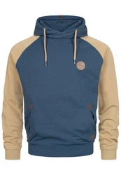 Indicode Kapuzenpullover INRowland Hellblau/Blau/Dunkelblau/Grau