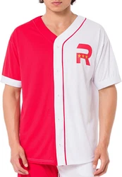RedBridge T-Shirt Baseball-Look Rot