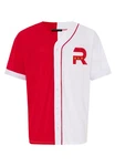 RedBridge T-Shirt Baseball-Look Rot