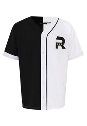 RedBridge T-Shirt Baseball-Look Schwarz/Rot/Grau