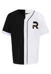 RedBridge T-Shirt Baseball-Look Schwarz/Rot/Grau