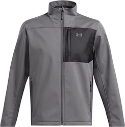 Under Armour Softshelljacke Shield Jacket Hellgrau/Grau/Dunkelgrau/Rot