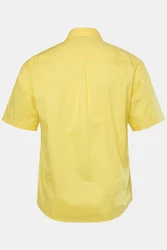 JP1880 Kurzarmhemd Modern Fit Hemd Buttondown-Kragen Gelb