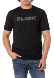 RedBridge T-Shirt Rundhals Regular Fit schwarz