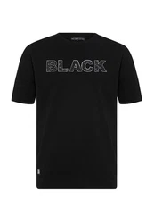 RedBridge T-Shirt Rundhals Regular Fit schwarz