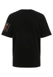 RedBridge T-Shirt Oversized Totenkopf-Print Schwarz