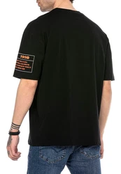 RedBridge T-Shirt Oversized Totenkopf-Print Schwarz
