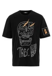 RedBridge T-Shirt Oversized Totenkopf-Print Schwarz