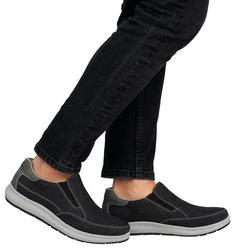 Rieker Slipper Slip-on-Sneaker Halbschuh Loafer Freizeitschuh Schwarz