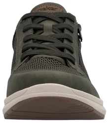 Rieker Sneaker Halbschuh Freizeitschuh Schnürschuh Dunkelgrün/Grün/Khaki