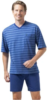 Hajo Herren Schlafanzug kurz Shorty (2 tlg) Klima light