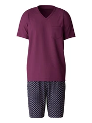CALIDA Shorty Relax Streamline Herren Dunkelblau/Lila