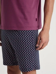 CALIDA Shorty Relax Streamline Herren Dunkelblau/Lila