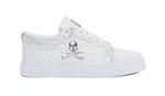 TAMBOGA Herren-Sneaker mit Totenkopf Weiß