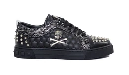 Herren-Sneaker mit Totenkopf Sneaker